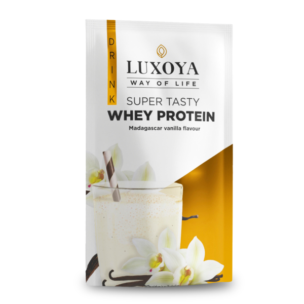 SUPER TASTY WHEY PROTEIN - PRÉMIUM FEHÉRJE ITALPOR 30 g - Madagaszkári vanília ízű