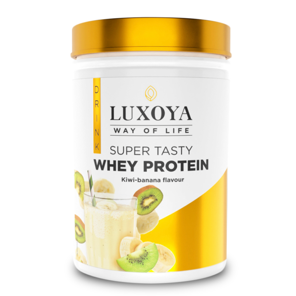 SUPER TASTY WHEY PROTEIN - PRÉMIUM FEHÉRJE ITALPOR 450 g PET - Kivi-banán ízű