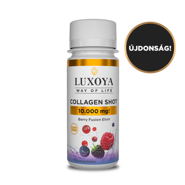 COLLAGEN SHOT 10.000 mg FOLYÉKONY KOLLAGÉN 60 ml - Erdei gyümölcs ízű