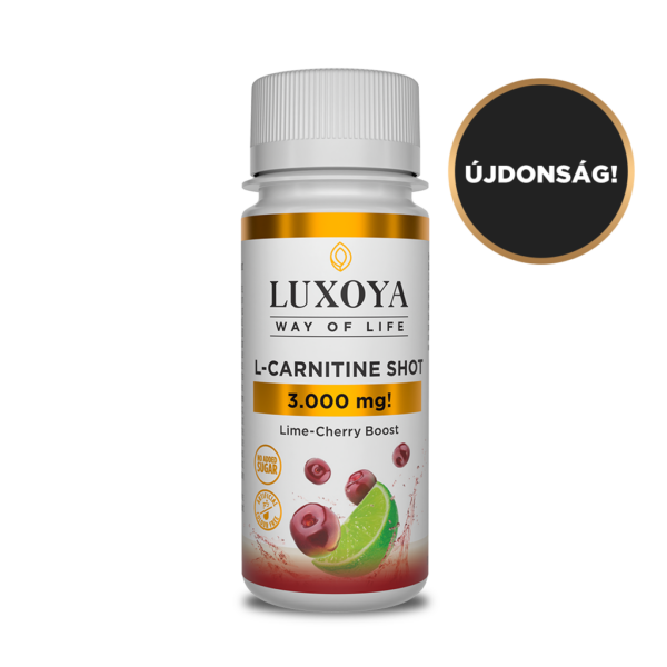 L-CARNITINE SHOT 3.000 mg FOLYÉKONY L-KARNITIN 60 ml - Meggy-lime ízű