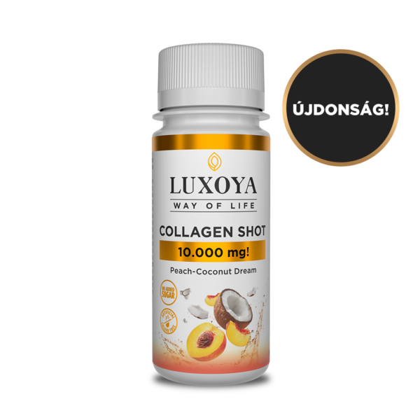 COLLAGEN SHOT 10.000 mg FOLYÉKONY KOLLAGÉN 60 ml - Őszibarack-kókusz ízű