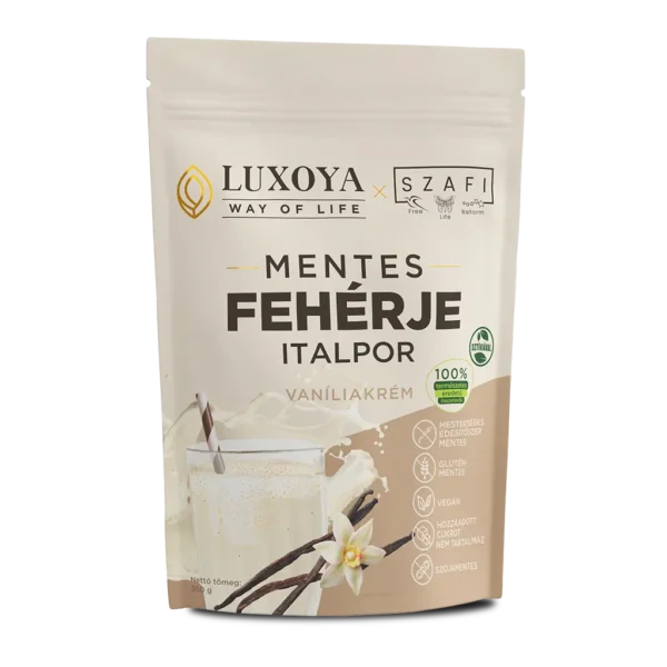 Luxoya x Szafi Mentes Fehérje italpor - Vanília 360g